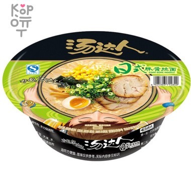 Лапша быстрого приготовления Uni-Tang Pork Bone Noodle, в стиле японского рамена Тонкоцу, 130гр. — Корейские товары для всей семьи(КорОпт)
