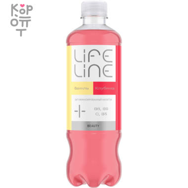 Lifeline Beauty - Витаминизированный напиток со вкусом клубники и ванили 0,5л. &mdash; Корейские товары для всей семьи(КорОпт)