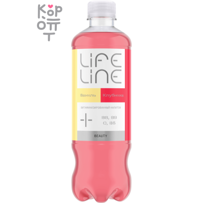Lifeline Beauty - Витаминизированный напиток со вкусом клубники и ванили 0,5л.