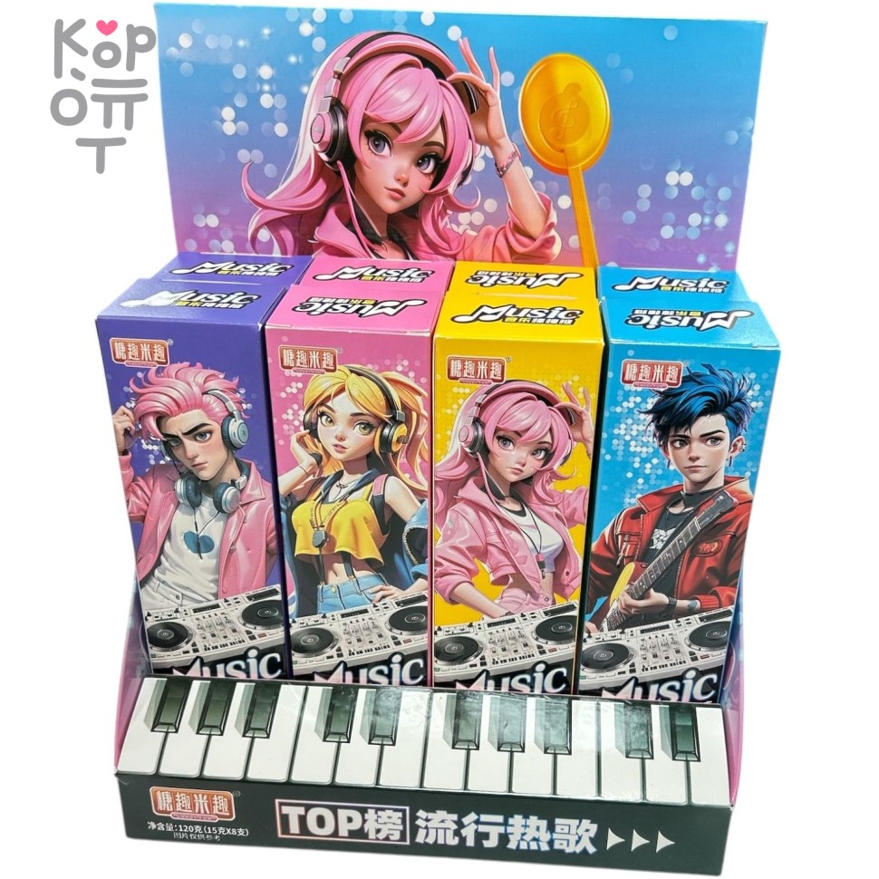 Леденец Music Prebiotics Гигантские леденцы на светящейся палочке