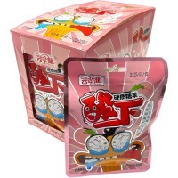 Кислая леденцовая карамель Yun Candy - Жутко кислые конфеты Глаза на выкат, со вкусом Персика