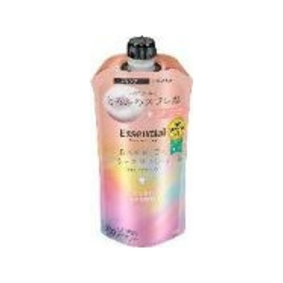 KAO Essential Premium Barrier — шампунь для сухих и повреждённых волос Silky and Smooth, сменная упаковка, 340 миллилитров