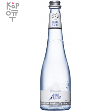 Вода минеральная газированная лечебно-столовая Байкал Резерв, стекло, Байкальская Вода (Baikal Pearl), 530мл. &mdash; Корейские товары для всей семьи(КорОпт)