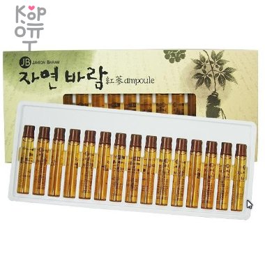 JB Jayeon Baram Ginseng Ampoule - Ампулы для волос с экстрактом женьшеня, 13мл х 15 шт. — Корейские товары для всей семьи(КорОпт)