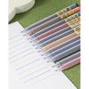 Deli Bright Colors Smooth Writing Gel Ink Pen - Блистерная упаковка с гелевыми ручками, 12 цветов, толщина 0,5мм, купить с доставкой на дом фото 3 — Корейские товары для всей семьи(КорОпт)