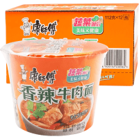 Лапша быстрого приготовления Kang Shi Fu Hot Beef Noodle, с острой говядиной, 112гр. 