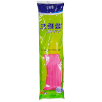 Clean Wrap Rubber Gloves - Перчатки из натурального латекса c внутренним покрытием (розовые).