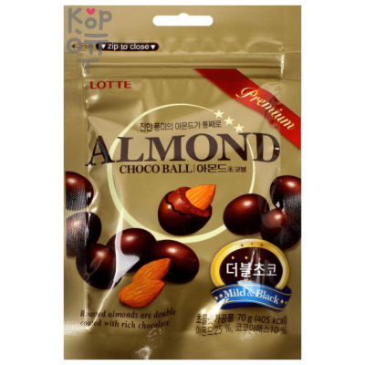 Lotte Premium Almond Choco Ball - Миндаль в молочном шоколаде 70гр.