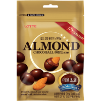 Lotte Premium Almond Choco Ball - Миндаль в молочном шоколаде 70гр.