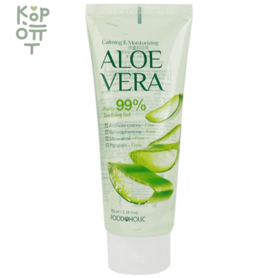 Aloe Vera Soothing Gel - Успокаивающий и увлажняющий гель эссенция для лица и тела с экстрактом Алоэ вера, 100мл.