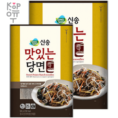 SingSong Sweet Potato Starch Noodles - Вермишель(Фунчоза) из сладкого картофеля 500гр. — Корейские товары для всей семьи(КорОпт)
