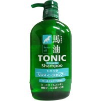 Kumano Cosme Station Horse Oil Tonic Shampoo - Шампунь-кондиционер для мужчин с лошадиным маслом и ароматом ментола 600мл