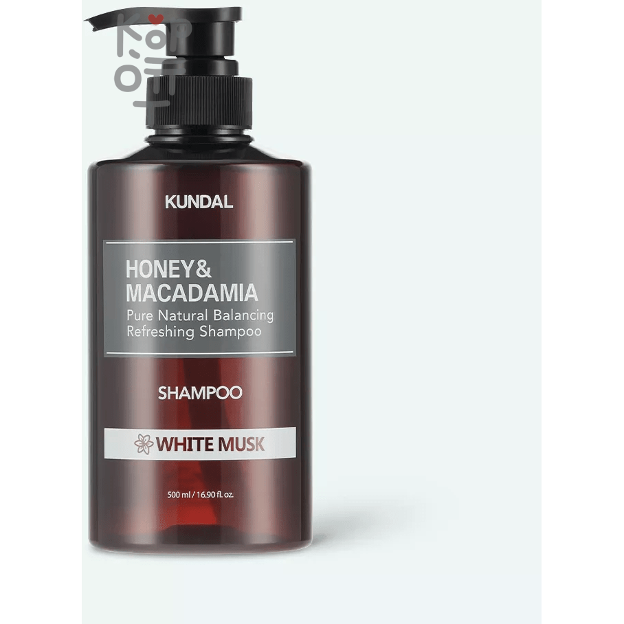 Kundal Honey & Macadamia Hair Treatment Shampoo - Безсульфатный шампунь для волос питание и увлажнение на основе макадамии и меда  500мл. 