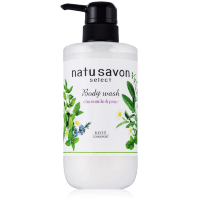 KOSE Natu Savon White and Reach Moist Body Wash -  Освежающее жидкое мыло для тела 500мл.