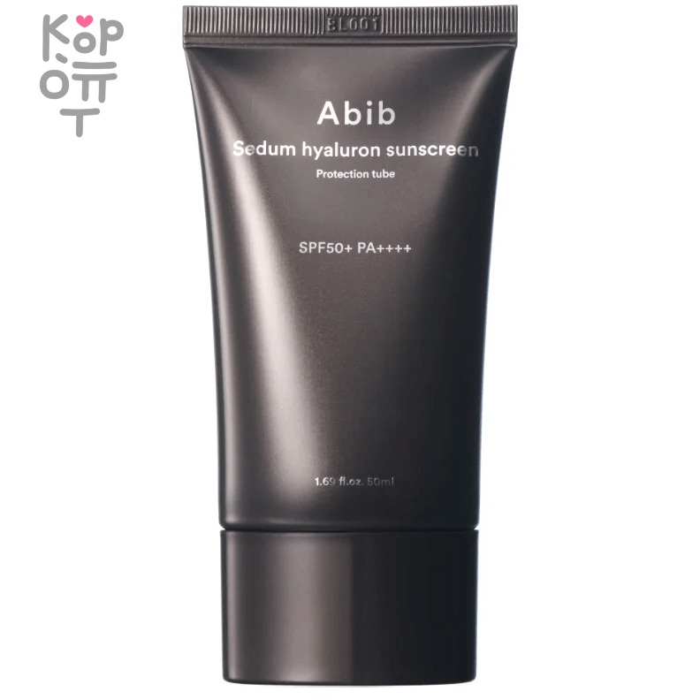 ABIB Sedum Hyaluron Sunscreen Protection Tube - Успокаивающий солнцезащитный крем 50мл.