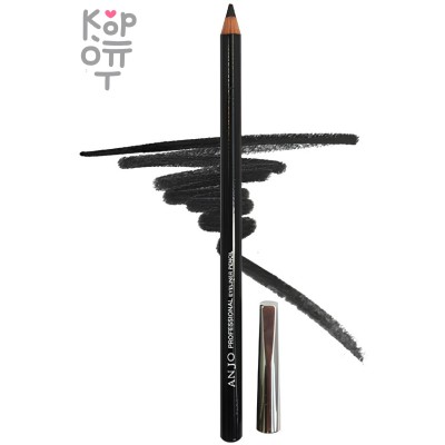 ANJO Eye Liner Pencil - Карандаш контурный для глаз, черный.