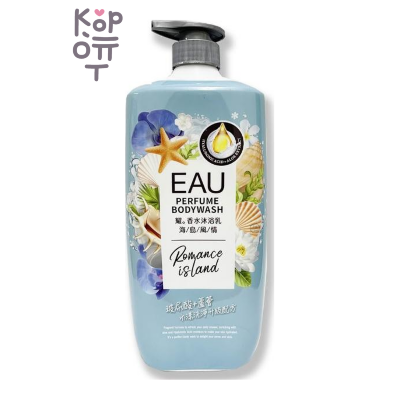 EAU Perfume Bodywash — парфюмированный гель для душа, аромат Romance Island, 1 л