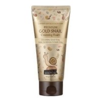 SkinPastel — Premium Foam Cleansing — Red Ginseng / Gold Snail — Пенка для умывания с красным женьшенем / золотом и муцином улитки, 150 мл