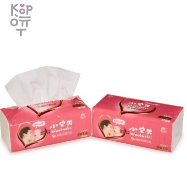 Xiaobaobei - Салфетки бумажные &quot;Любовь Мамы&quot; 3-х слойные, мягкая упаковка, в упаковке 150 салфеток — Корейские товары для всей семьи(КорОпт)