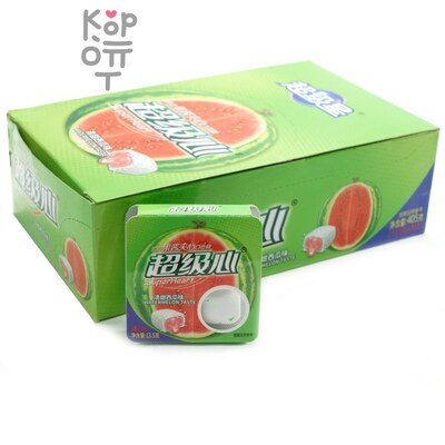 Жевательная резинка Super Heart Crispy Jam Sandwich Gum - Сэндвич с Арбузным джемом
