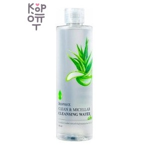 Deoproce — Clean & Micellar Cleansing Water Aloe — Мицеллярная вода с экстрактом алоэ, 300 мл
