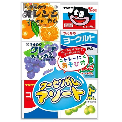 Marukawa Fruit 7 Marble Gum - Жевательная резинка, Ассорти, 7 вкусов, 36,6гр. 