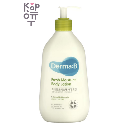 DERMA:B Fresh Moisture Body Lotion - Освежающий лосьон для тела, 400 мл