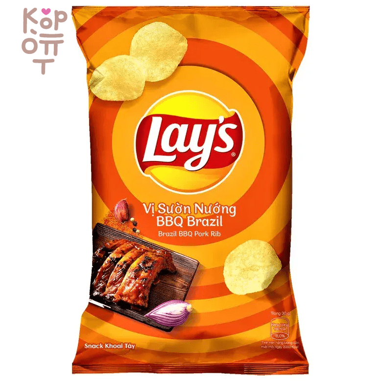 Lays - Картофельные чипсы 33гр., купить с доставкой на дом фото 1 — Корейские товары для всей семьи(КорОпт)