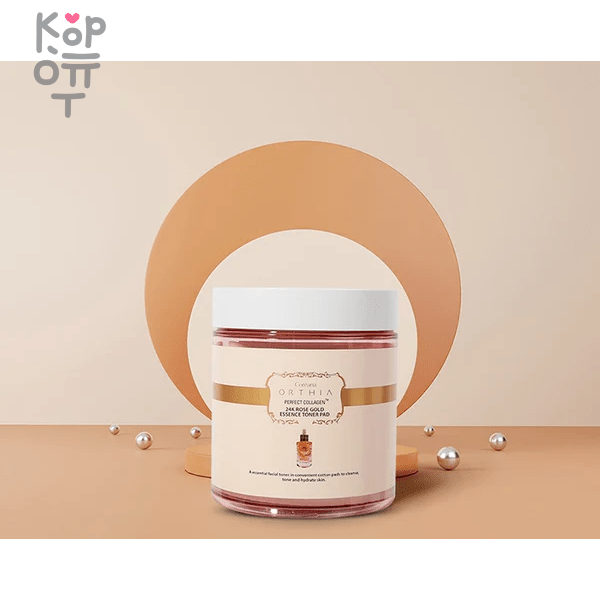 Coreana Orthia Perfect Collagen 24k Rose Gold Essence Toner Pad - Тонер-пэды с розовым золотом 350мл. (100шт.) фото 1 &mdash; Корейские товары для всей семьи(КорОпт)
