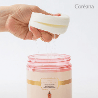 Coreana ORTHIA Perfect Collagen 24k Rose Gold Essence Toner Pad - Тонер-подушечка из розового золота 350 мл(100 шт)