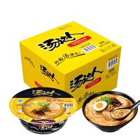 Лапша быстрого приготовления Uni-Tang Hot and sour tonkotsu noodle Кисло-острая лапша тонкоцу, 135гр.