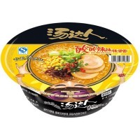 Лапша быстрого приготовления Uni-Tang Hot and sour tonkotsu noodle Кисло-острая лапша тонкоцу, 135гр.