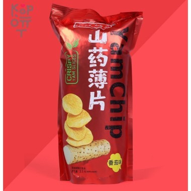Чипсы Yinai family Yam Crispy Chips со вкусом Томата, 33гр. &mdash; Корейские товары для всей семьи(КорОпт)