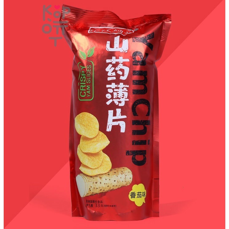 Чипсы Yinai family Yam Crispy Chips со вкусом Томата, 33гр.