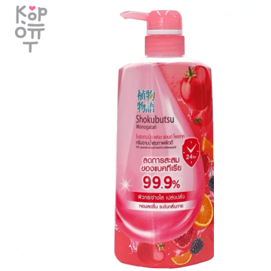 LION Shokubutsu Shower Gel - Увлажняющий крем-гель для душа. — Корейские товары для всей семьи(КорОпт)