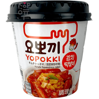 Yopokki Cup Topokki Korean Cake - Рисовые клецки, 115 г