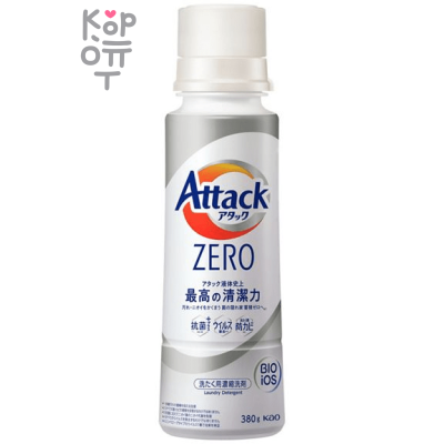 Kao Attack Zero - Жидкое средство для стирки белья, для любых типов стиральных машин.
