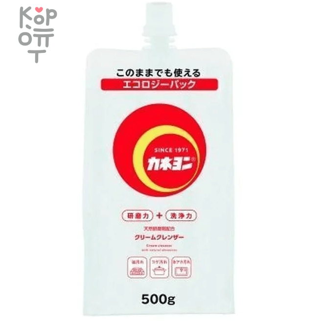 Крем чистящий для кухни «Kaneyon» / микрогранулы (без аромата) МУ 500гр., купить с доставкой на дом фото 1 — Корейские товары для всей семьи(КорОпт)