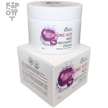 EKEL Антивозрастной восстанавливающий эластичность и упругость кожи лица крем с гиалуроновой кислотой, 100мл. &mdash; Корейские товары для всей семьи(КорОпт)