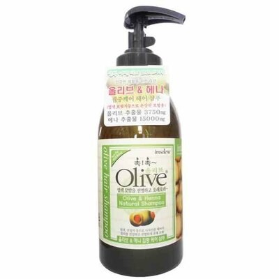 OLIVE Увлажняющий и восстанавливающий шампунь с экстрактом Оливы и Хны для поврежденных и окрашенных волос 750мл.