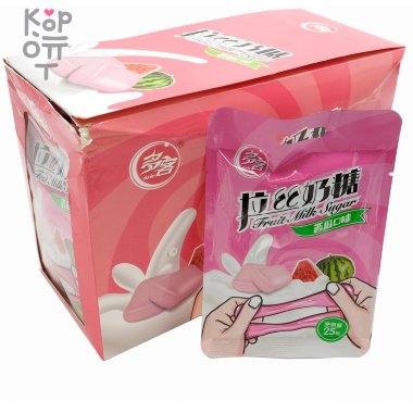 Жевательная конфета Duoke Fruit Flavor тянучка, со вкусом Арбуза — Корейские товары для всей семьи(КорОпт)