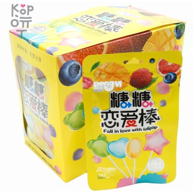 Леденец на палочке Pengyi Fall in Love Палочка Любви с фруктовым вкусом — Корейские товары для всей семьи(КорОпт)