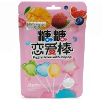 Леденец на палочке Pengyi Fall in Love Палочка Любви с фруктовым вкусом