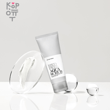 So Natural Red Peel Aqua Scrub - Скраб для лица с Аквапилингом 100мл.  — Корейские товары для всей семьи(КорОпт)