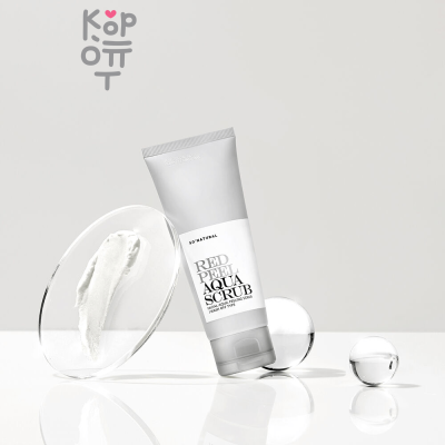 So Natural Red Peel Aqua Scrub - Скраб для лица с Аквапилингом 100мл. 