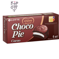 Lotte Choco Pie Cacao - Изысканное пирожное Чокопай Какао