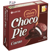 Lotte Choco Pie Cacao - Изысканное пирожное Чокопай Какао