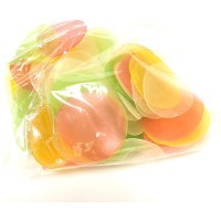 Даляньские цветные чипсы Prawn Crackers с Бохайскими креветками, нежареные с оригинальным вкусом, 160гр.