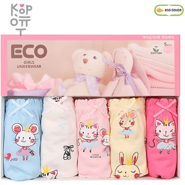 ECO Трусики для девочек Cat&#039;s Berry, упаковка 5шт., Ю.Корея.   — Корейские товары для всей семьи(КорОпт)