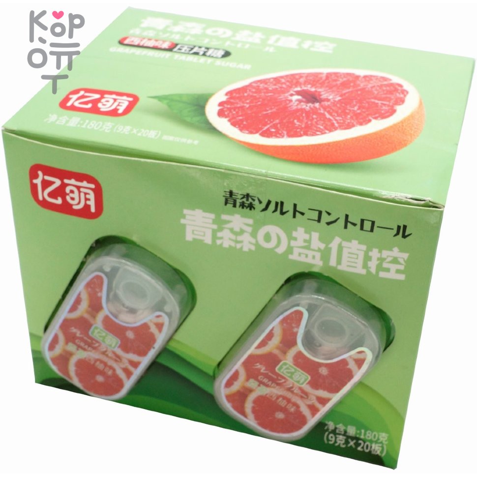 Драже Aomori с морской солью и вкусом Грейпфрута, купить с доставкой на дом фото 1 &mdash; Корейские товары для всей семьи(КорОпт)